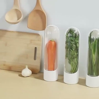 3'lü Siyah Kapaklı Şeffaf Plastik Saklama Kabı Klipsli Seti