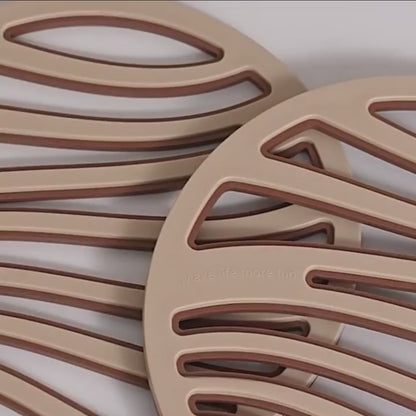 6'lı Çift Katman Silikon Kaymaz Tencere Altlığı Isıya Dayanıklı