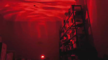 Uzaktan Kumandalı Aurora Yıldız Projeksiyonu USB LED Mavi Mor Atmosferik