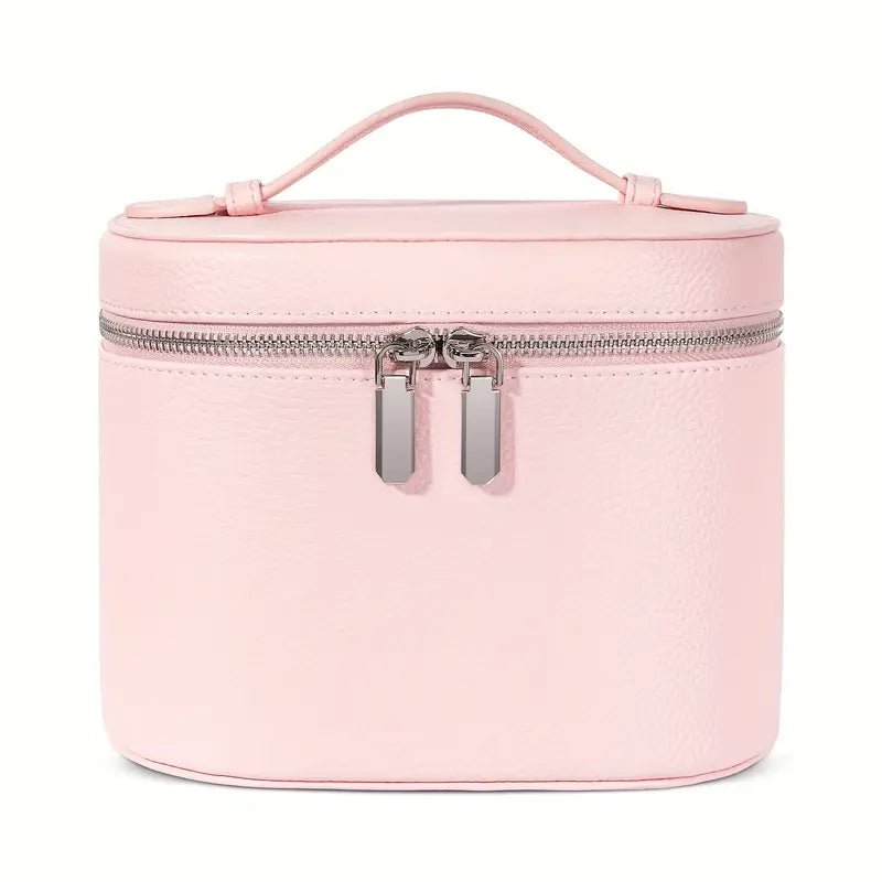 PU Deri Seyahat Makyaj Çantası Bölmeli Organizer Fermuarlı - MAKKA