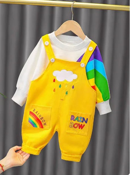 Rahat Pamuk Karışımlı 2 Parça Çok Renkli Unisex Çocuk Takım - MAKKA