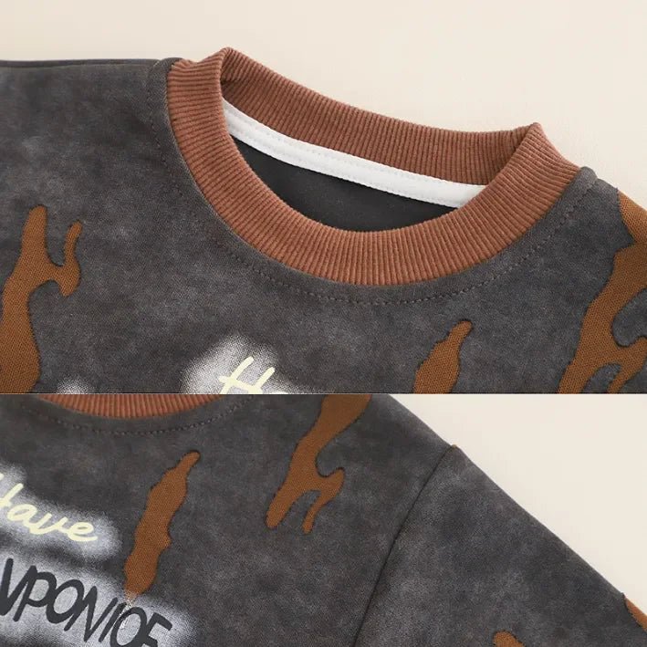 Rahat Sweatshirt ve Jean Pantolon 2'li Takım - MAKKA