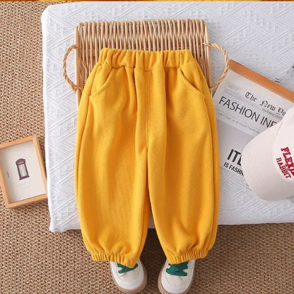 Renkli Düğmeli Gömlek Yaka Esnek Bel Kız Çocuk Takımı - MAKKA