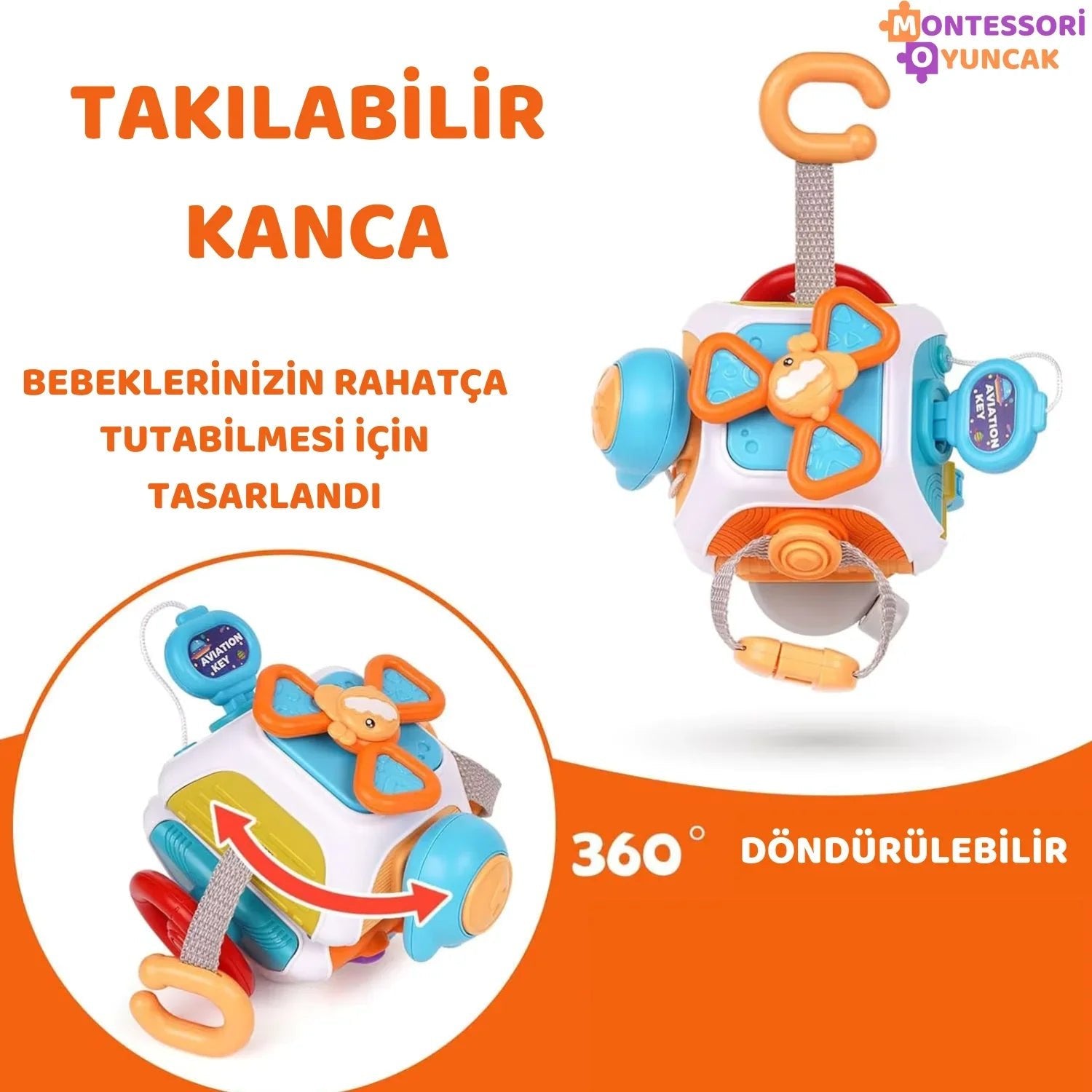 Renkli Montessori Duyusal Oyuncak - İnce Motor ve Keşif Eğitimi - MAKKA