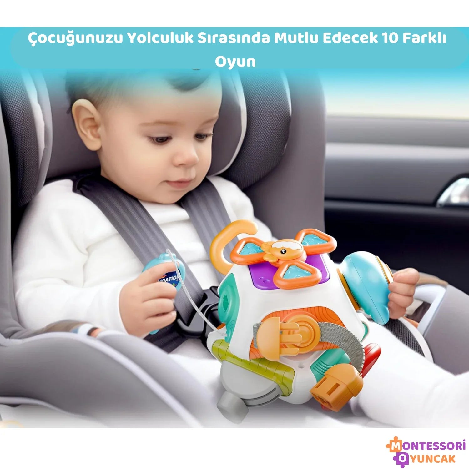 Renkli Montessori Duyusal Oyuncak - İnce Motor ve Keşif Eğitimi - MAKKA