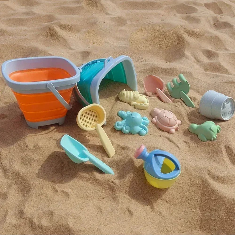 Renkli Plaj ve Su Oyuncak Seti - 10 Parça Dayanıklı Eğlence - MAKKA