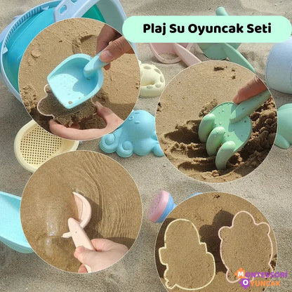 Renkli Plaj ve Su Oyuncak Seti - 10 Parça Dayanıklı Eğlence - MAKKA
