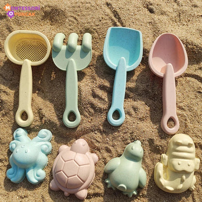 Renkli Plaj ve Su Oyuncak Seti - 10 Parça Dayanıklı Eğlence - MAKKA