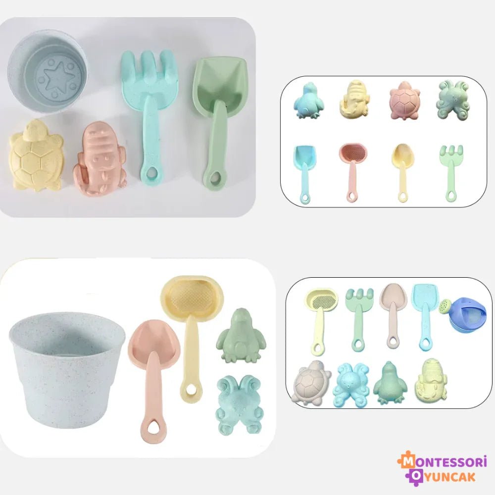 Renkli Plaj ve Su Oyuncak Seti - 10 Parça Dayanıklı Eğlence - MAKKA