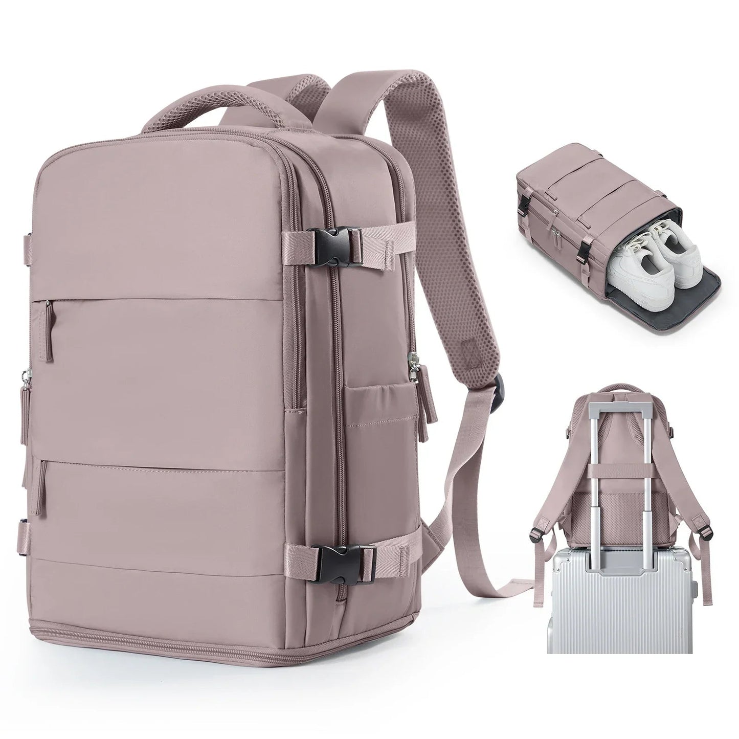 Ryanair Onaylı Suya Dayanıklı Kabin Sırt Çantası Laptop Bölmeli - MAKKA