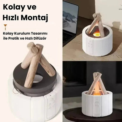 Şenlik Ateşi Hava Nemlendirici Aroma Difüzörü - MAKKA