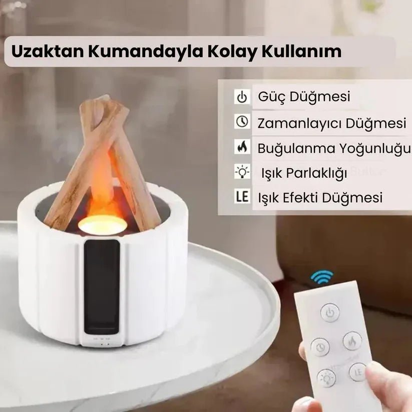 Şenlik Ateşi Hava Nemlendirici Aroma Difüzörü - MAKKA