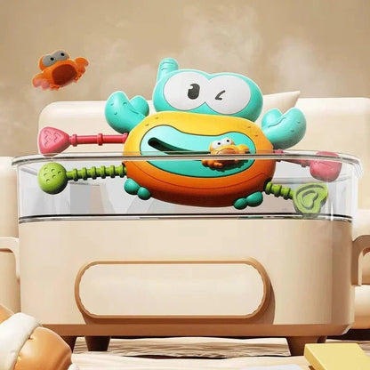 Silikon Yengeç Çekme Montessori Eğitici Oyuncak Bebekler İçin Kaymaz - MAKKA