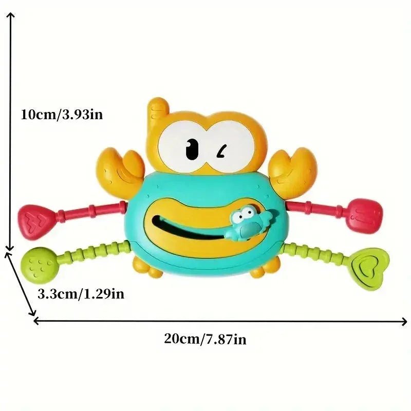 Silikon Yengeç Çekme Montessori Eğitici Oyuncak Bebekler İçin Kaymaz - MAKKA