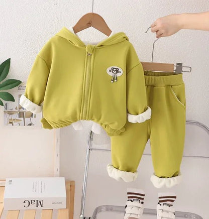 Sırt Çantalı Erkek Çocuk Takımı Uzun Kollu Pantolonlu Set - MAKKA