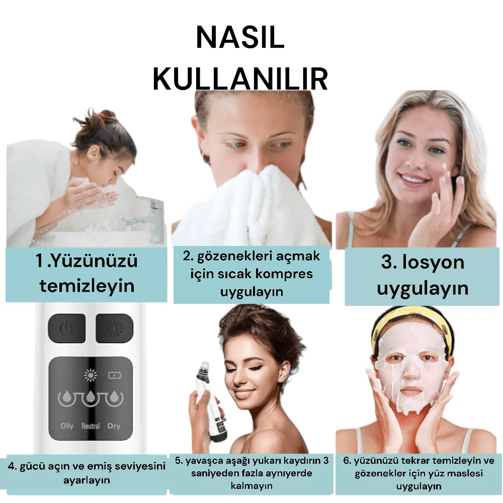 Siyah Nokta Temizleyici Elektrikli - MAKKA