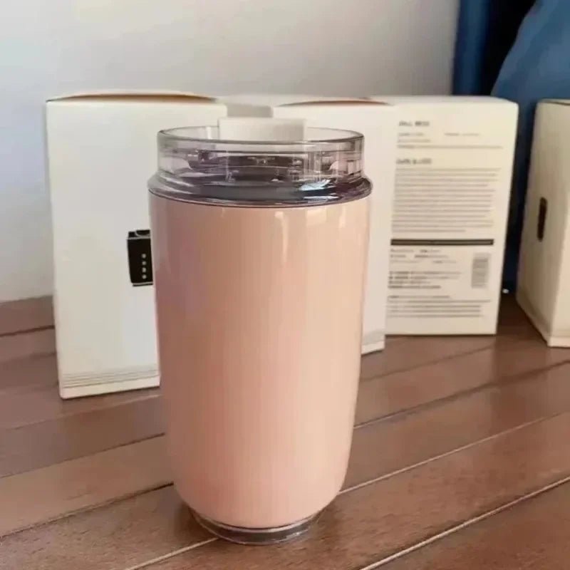 SMEG Tasarım Termos Paslanmaz Çelik 320ML Seyahate Uygun Bardak Yalıtımlı Vakumlu Kupa - MAKKA