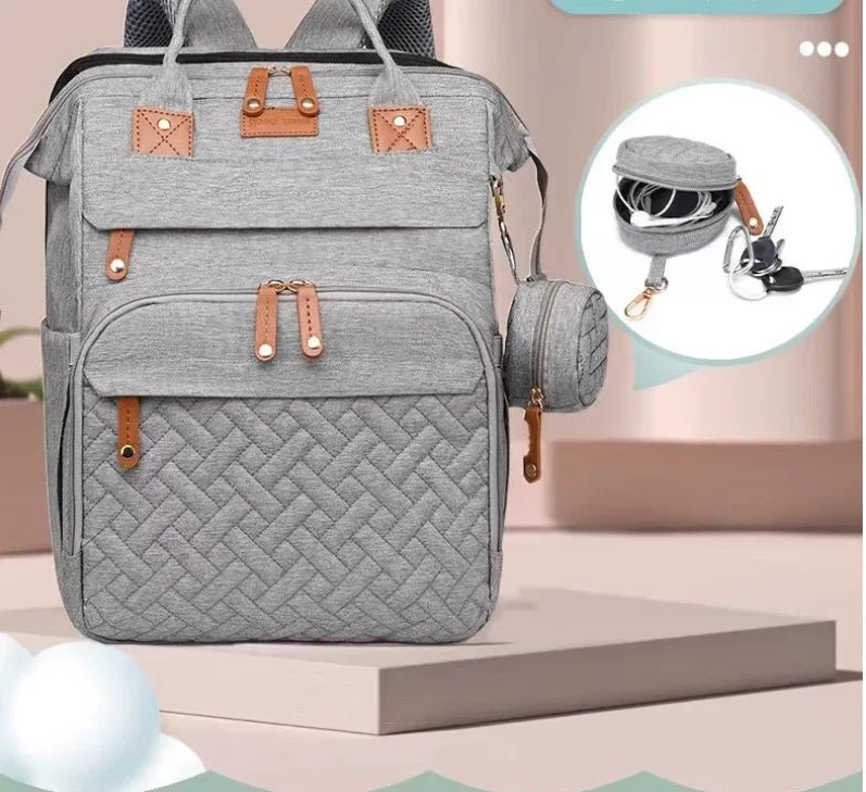 Su Geçirmez Çok Fonksiyonlu Katlanabilir Anne Bebek Taşıma Çantası - MAKKA