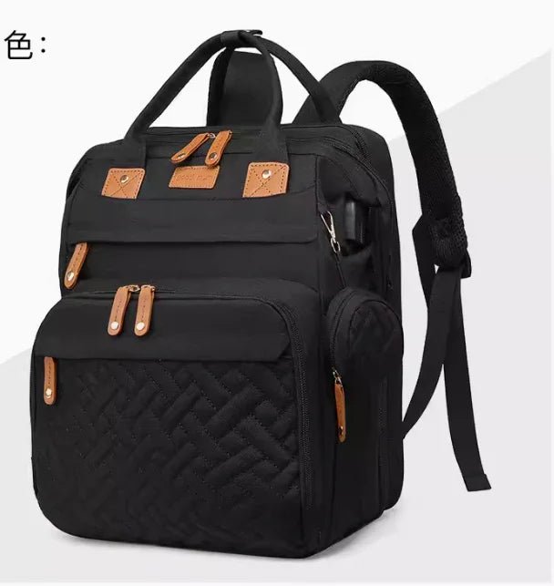 Su Geçirmez Çok Fonksiyonlu Katlanabilir Anne Bebek Taşıma Çantası - MAKKA