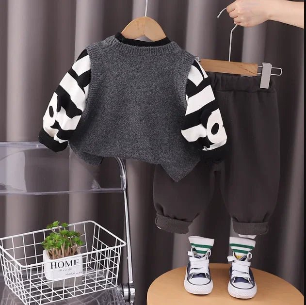 Suya Dayanıklı Peluş Astarlı 3 Parçalı Kışlık Çocuk Takımı - MAKKA