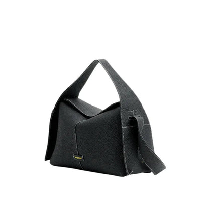 Tam Damarlı Deri Drippa Roof Bag Lüks Omuz Çantası - MAKKA