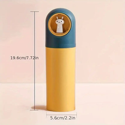 Taşınabilir Karikatür Tavşan Seyahat Diş Fırçası Kılıfı Seti - MAKKA