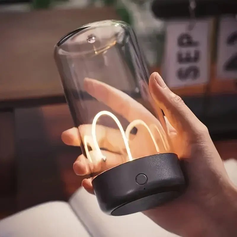 Taşınabilir Manyetik LED Lamba, USB Şarjlı Ayarlanabilir Parlaklık - MAKKA