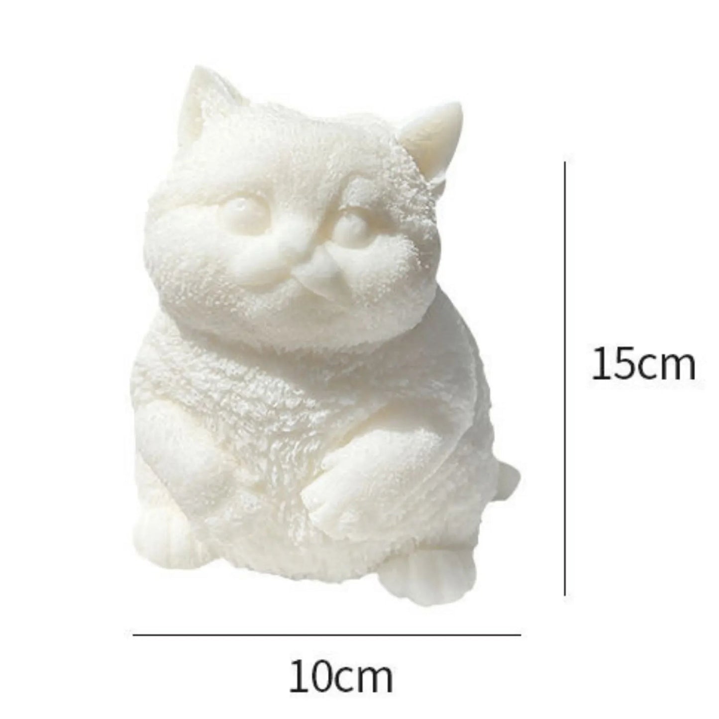 Tombul Kedi Boyanabilir TPR Stres Giderici DIY Kendin Yap Hediye Seti - MAKKA