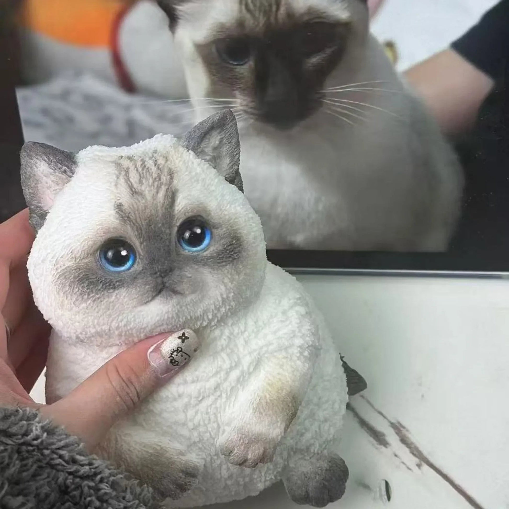 Tombul Kedi Boyanabilir TPR Stres Giderici DIY Kendin Yap Hediye Seti - MAKKA