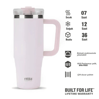 Tyeso Tumbler Sıcak ve Soğuk İçecek 1,18 Lt - MAKKA