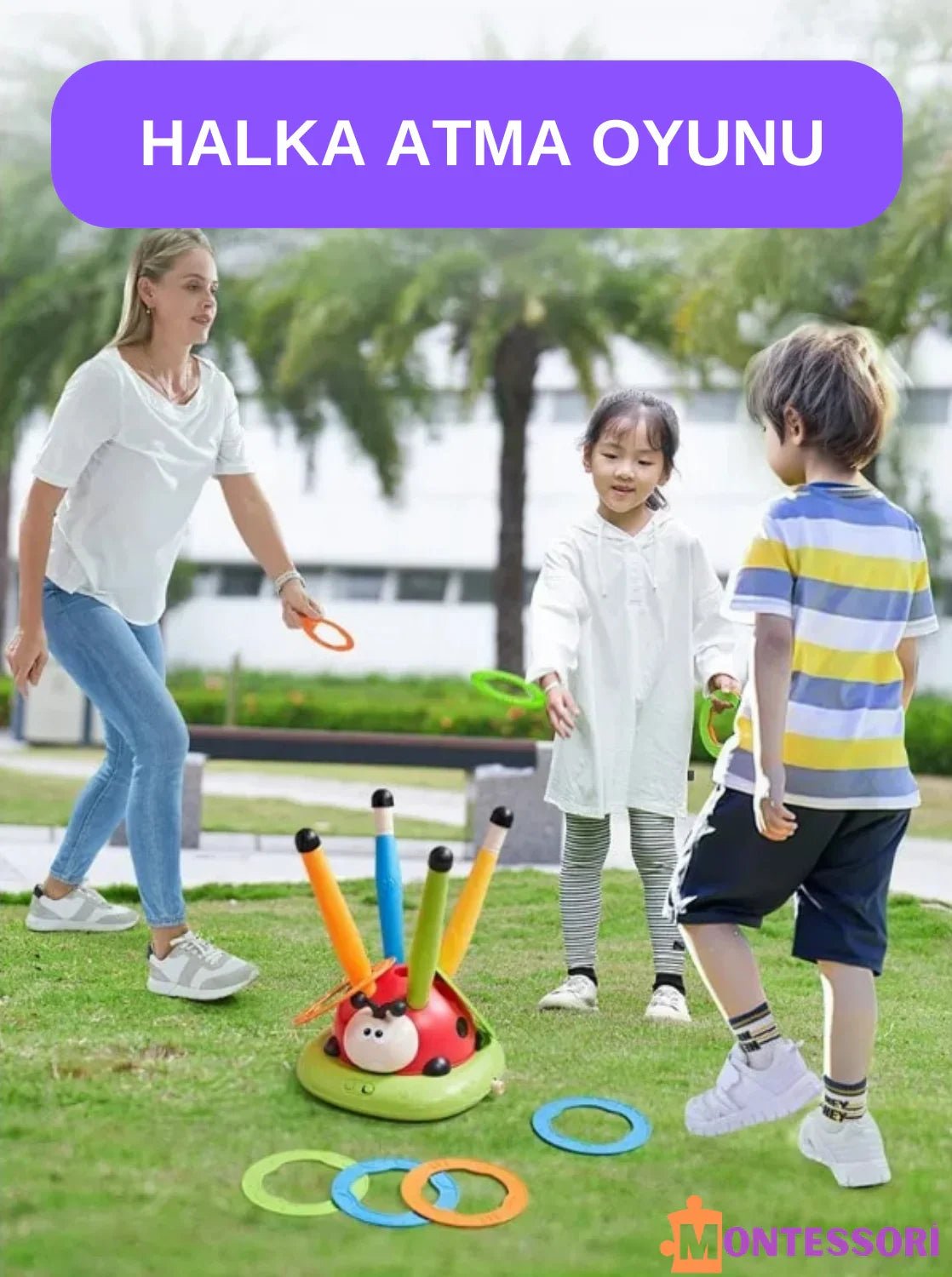 Uğur Böceği Montessori Çok Fonksiyonlu Çocuk Egzersiz ve Tırmanma - MAKKA