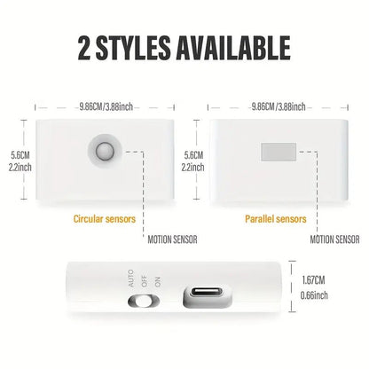 USB Şarjlı 4'lü Sensörlü LED Gece Lambası Yatak Odası Koridor - MAKKA