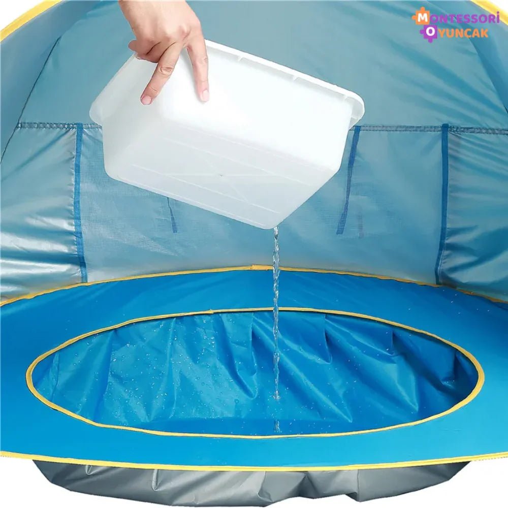 UV Koruyucu Bebek Plaj Çadırı Katlanır Taşıma Çantası Dahil - MAKKA