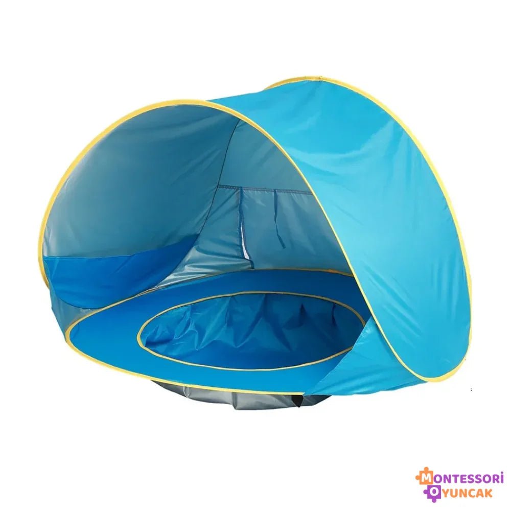 UV Koruyucu Bebek Plaj Çadırı Katlanır Taşıma Çantası Dahil - MAKKA