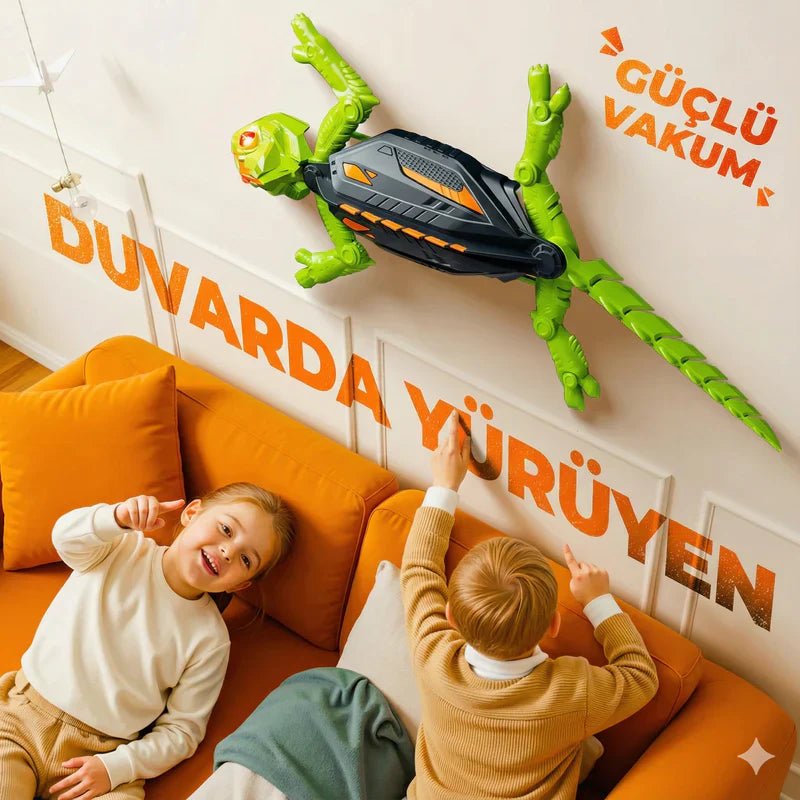 Uzaktan Kumandalı Kertenkele - Duvara Tırmanan Yürüyen Oyuncak Gecko - MAKKA