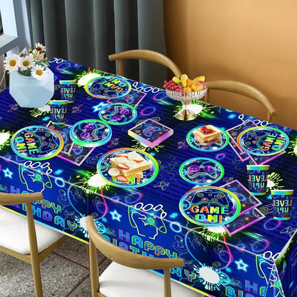 Video Oyun Temalı Doğum Günü Parti Malzemeleri Seti - MAKKA