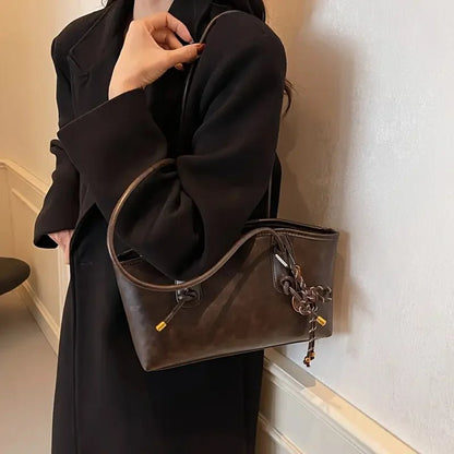 Vintage Stil Tote Çanta - MAKKA