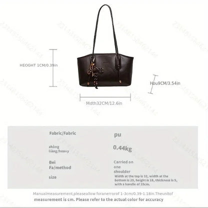 Vintage Stil Tote Çanta - MAKKA