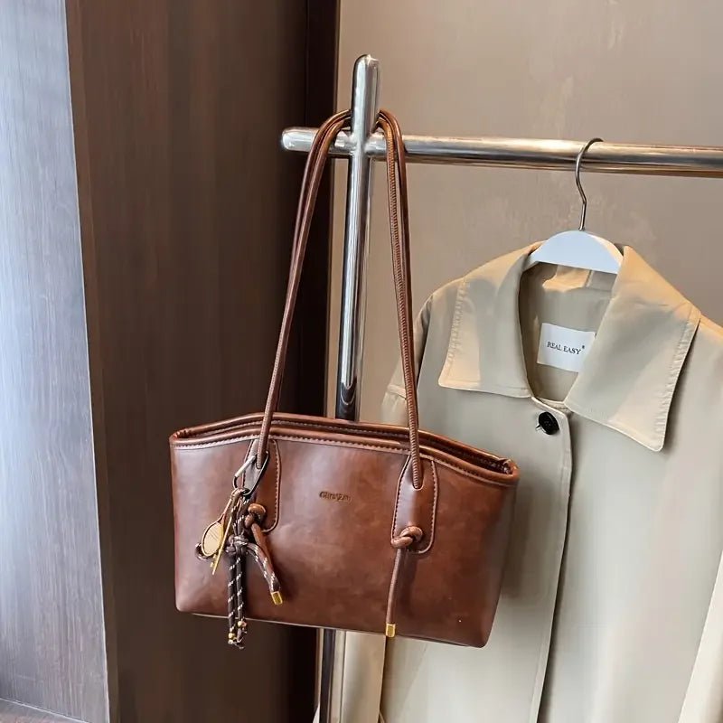 Vintage Stil Tote Çanta - MAKKA