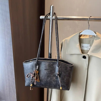 Vintage Stil Tote Çanta - MAKKA