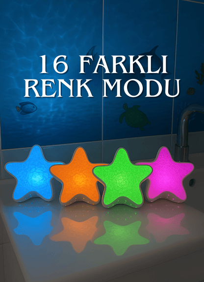 Yıldız Işığı Projektörü 16 Renk Modu LED Atmosfer Lambası - MAKKA