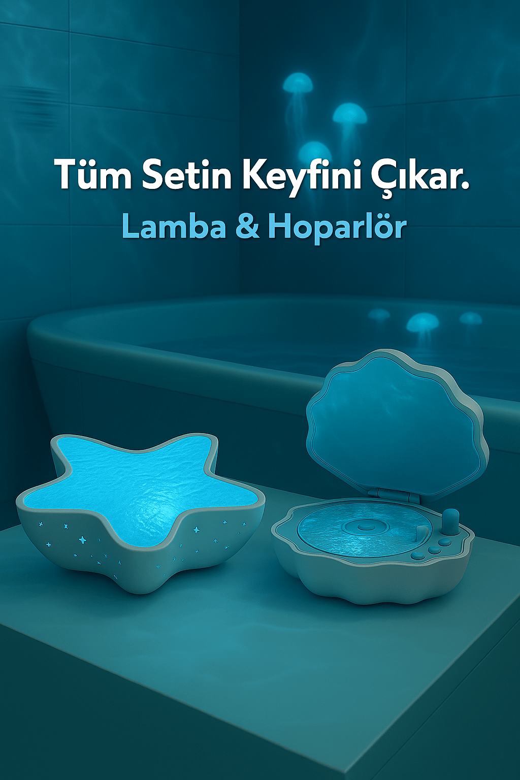 Yıldız Işığı Projektörü 16 Renk Modu LED Atmosfer Lambası - MAKKA