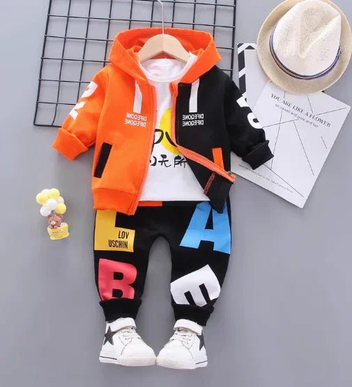 Yumuşak Pamuklu 3 Parça Erkek Çocuk Alt Üst Takım - MAKKA