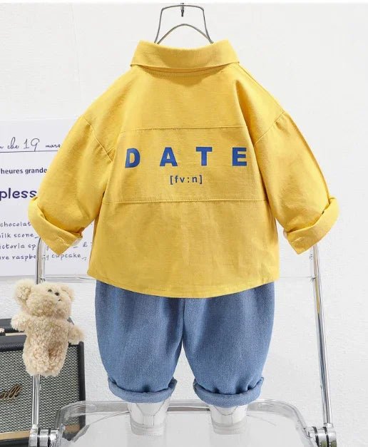 Yumuşak Pamuklu 3 Parçalı Erkek Çocuk Takım 1 - 5 Yaş - MAKKA