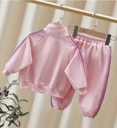 Yumuşak Pamuklu Pembe Kız Çocuk Alt Üst Takım 2 - 7 Yaş - MAKKA