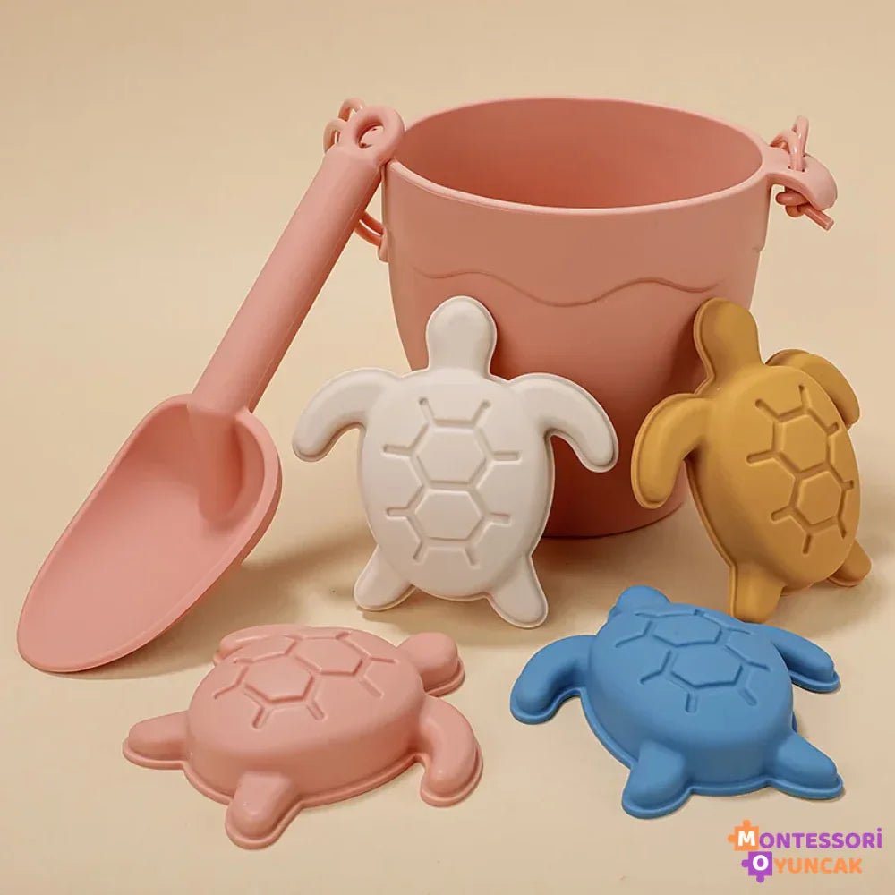 Yumuşak Silikon Plaj Oyuncağı BPA'sız Renkli Kolay Temizlenir Kaymaz - MAKKA