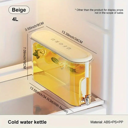Büyük Kapasiteli Sızdırmaz Musluklu Soğuk Su Şişesi Gıda Sınıfı